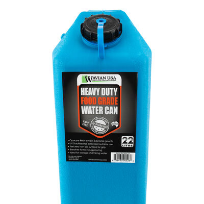 Wavian Water Can Blue - 5.8 Gallon (22 Liters), , large